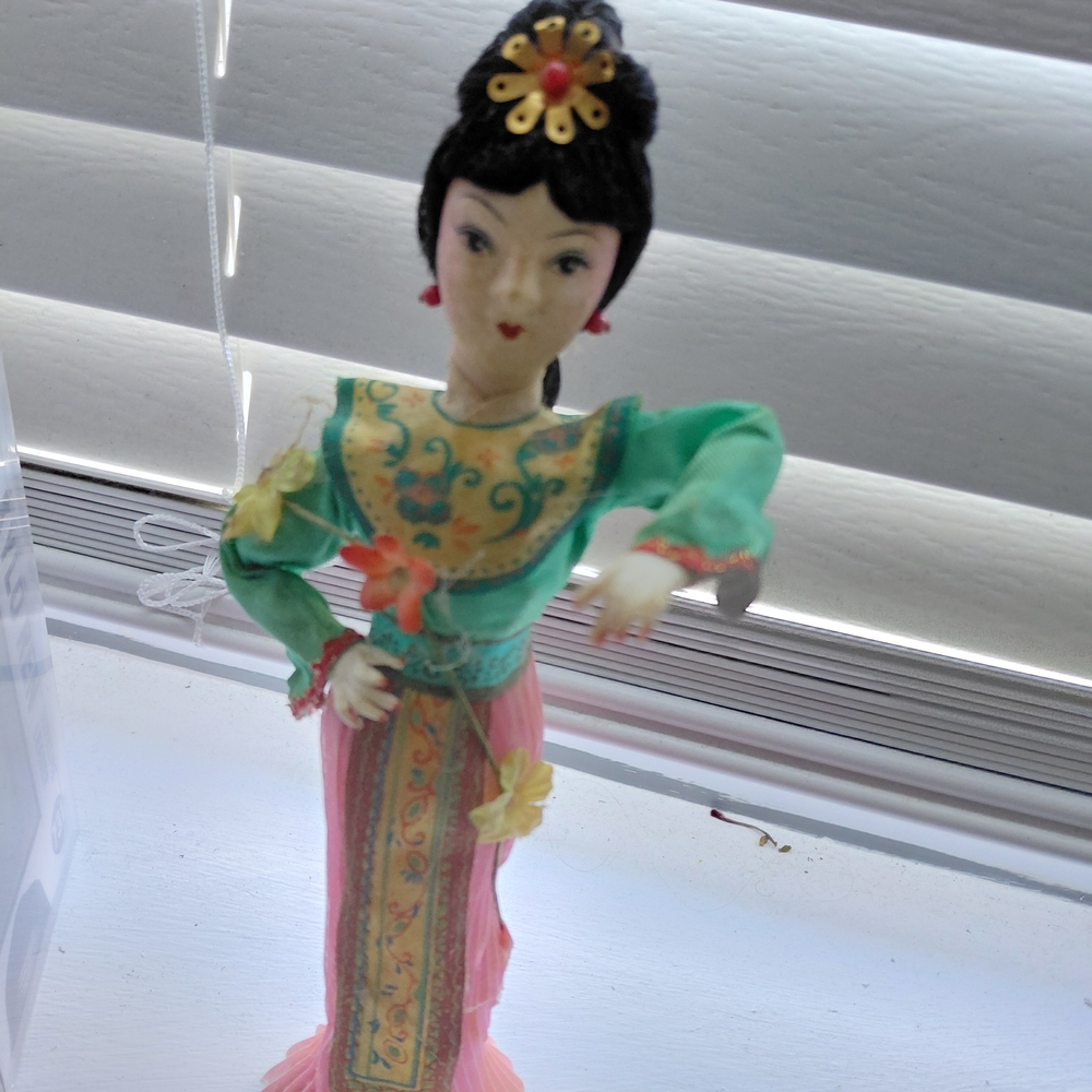 Source Unknown Colorful Figurine Sculpture